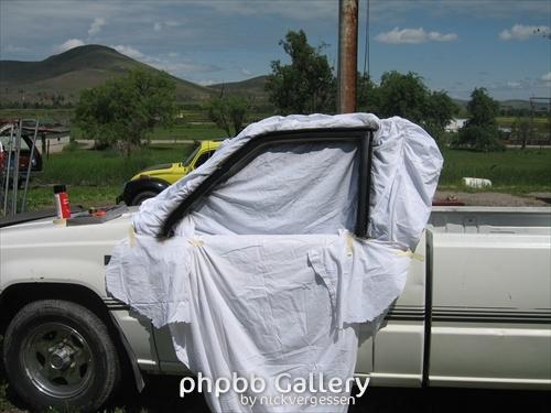 Process of Repainting Upper Door Trim