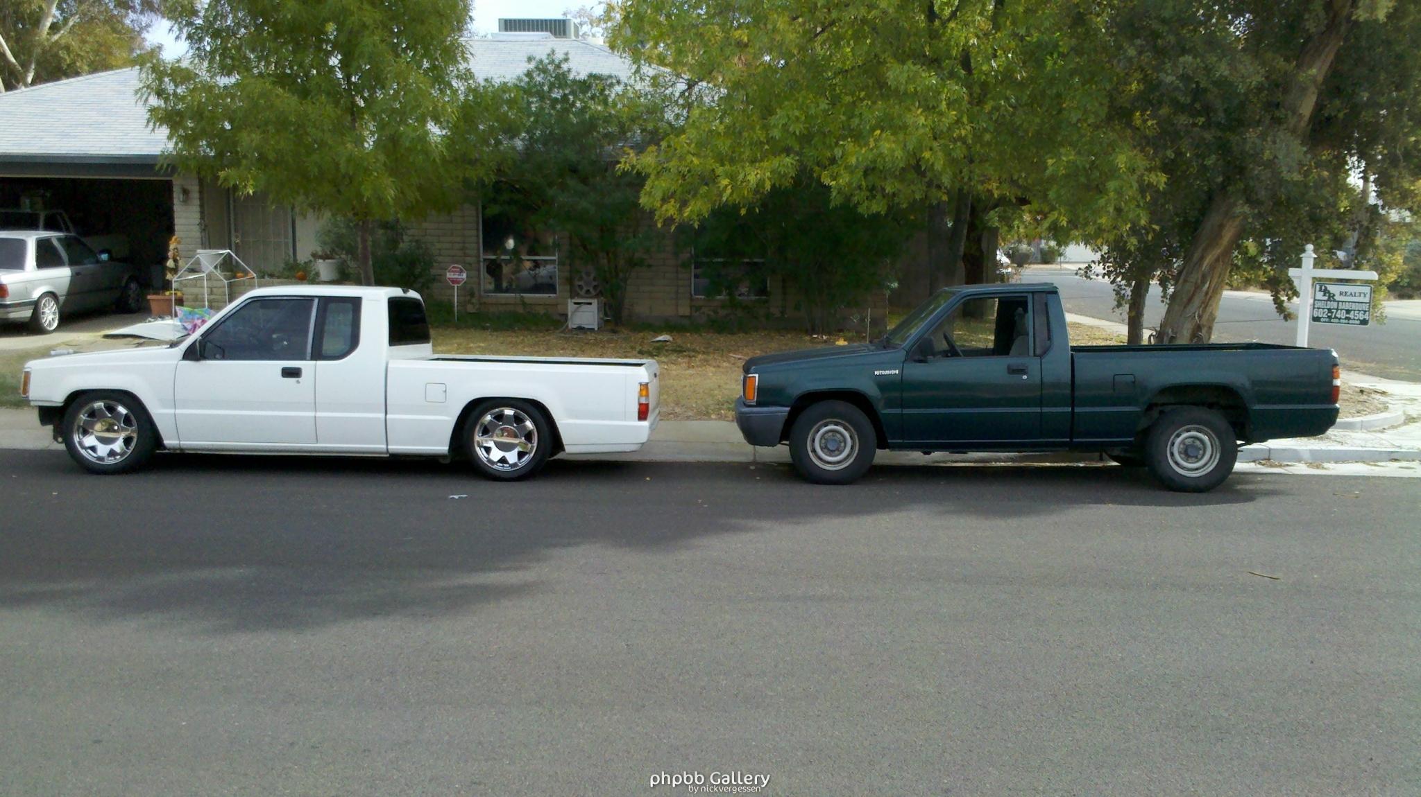 My 2 trucks and car