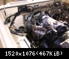 cleaning up the engine compartment