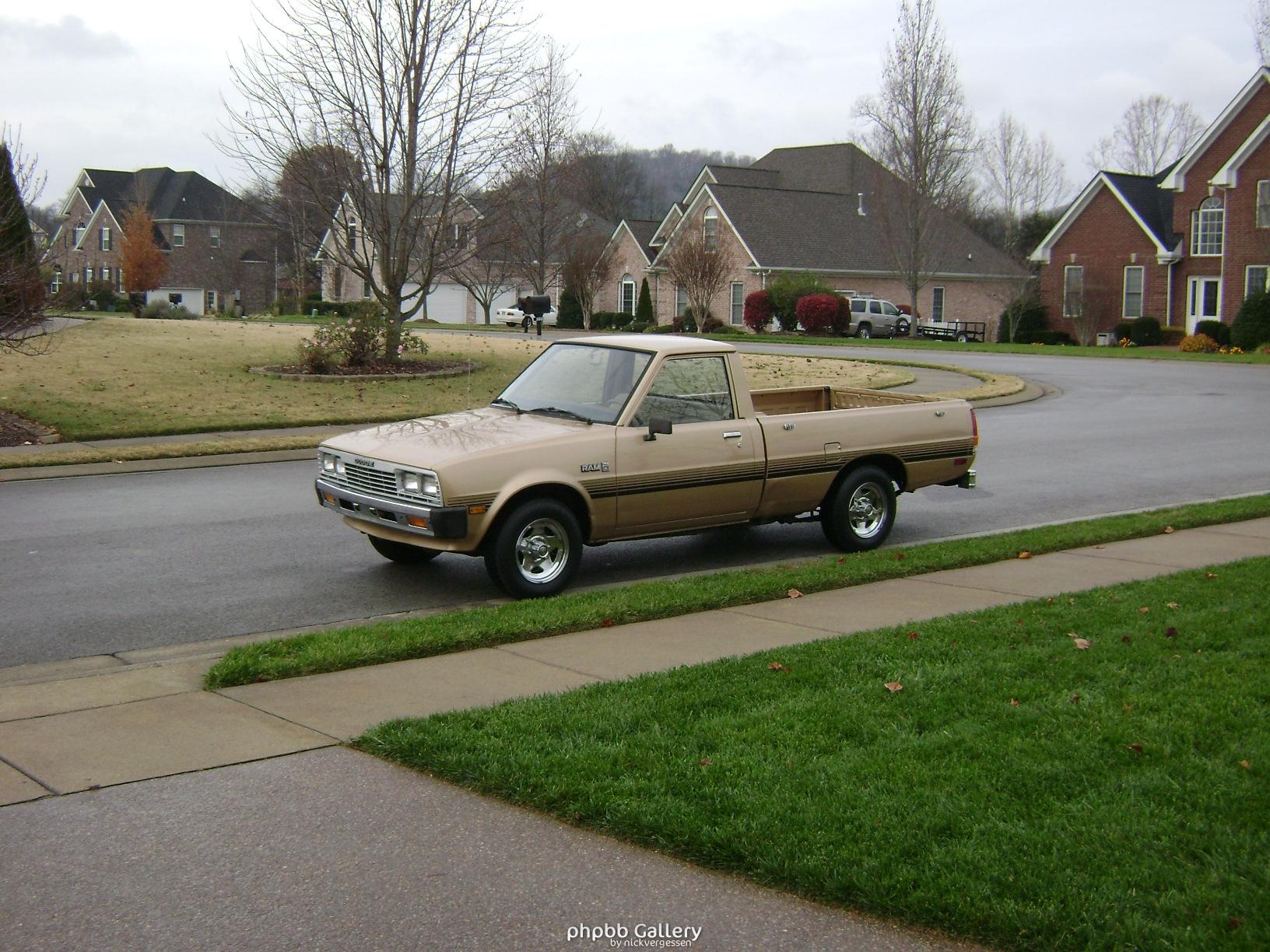 1986 Dodge Ram 50 factory stock, 72k miles