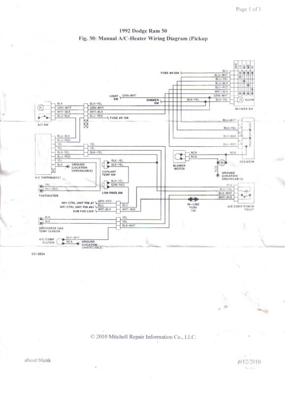 1987 Dodge Ram 50 Wiring Diagram - Style Guru: Fashion, Glitz, Glamour